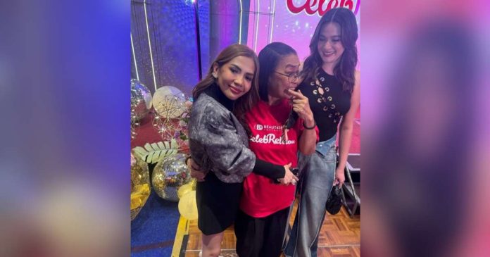 Bea-Lolit_superimposed Lolit Solis (middle) confirms that she reconciled with Bea Alonzo (rightmost). INSTAGRAM/@AKOSILOLITSOLIS PHOTO