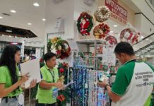 Personnel of the Department of Trade and Industry in Antique recently inspected establishments selling electric lights for the holidays. DTI-ANTIQUE FACEBOOK PAGE