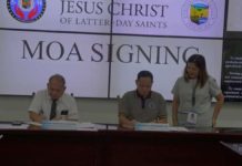 Over 1,600 PWDs, elderlies to receive wheelchairs, assistive devices Gov. Arthur Defensor Jr. and the officials of the Latter-Day Saint Charities Philippines, Inc. sign anew a memorandum of agreement for the provision of wheelchairs and assistive devices to persons with disabilities and senior citizens in Iloilo province. BALITA HALIN SA KAPITOLYO PHOTO