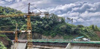 The high dam Of the Jalaur River Multi-Purpose Project Stage II has finally attained its designed height at 109 meters tall or at elevation 194 meters above sea level. NIA-6 Photo