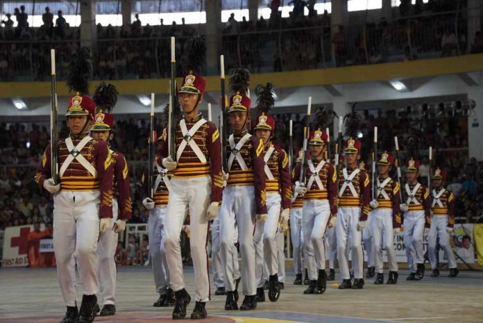 The Enriqueta Montilla de Esteban Memorial High School of Pulupandan in Negros Occidental defended its title in this year’s Bago City Invitational Fancy Drill Competition. BAGO CITY INFORMATION OFFICE