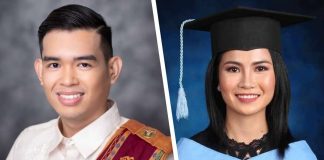 Allen Patrick Rodriguez Araneta (left) of the University of the Philippines-Visayas-Iloilo City and Vanica Palomo Boglosa (right) of the Iloilo State University of Fisheries Science and Technology-Main rank second and third, respectively, in the October 2023 Fisheries Technologist Licensure Examinations.