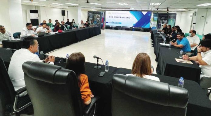front_MORE_pic_resized The National Electrification Administration holds a meeting with the officials of Central Negros Electric Cooperative and Negros Electric and Power Corp.