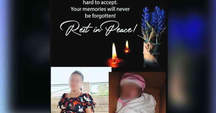 hospital-negligence_superimposed Edelyn Valguna and her baby girl. KHYLIE AZELLIV FB PHOTO