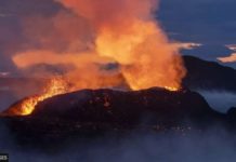 Iceland declares state of emergency Fagradalsfjall volcano spews lava after an eruption. GETTY IMAGES