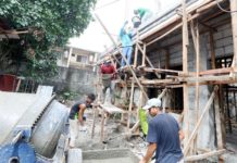 Palace OKs modification of gypsum, anhydrite’s import duty rates The modified rate of import duty on national gypsum and anhydrite would support the housing and infrastructure projects in the Philippines. Photo shows the construction of a residential structure in Quezon City. PNA PHOTO BY OLIVER MARQUEZ