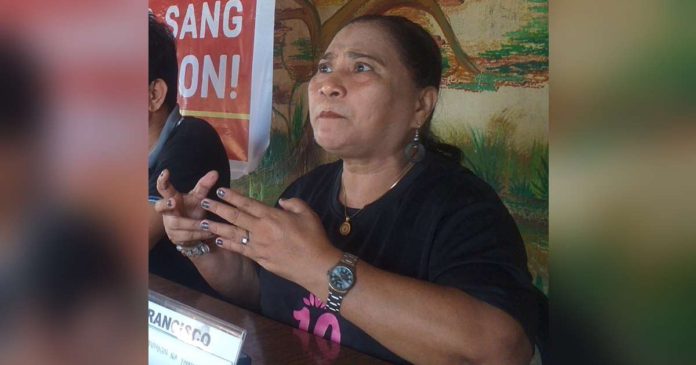 news ime wage_superimposed Activist Lucy Francisco of the labor group Kahublagan sang Mamumugon nga Kababainhan says she feels sorry for workers, especially women, over the measly P30 wage increase. This is insufficient even for the transportation fare alone of a worker commuting multiple times a day to work, she laments.