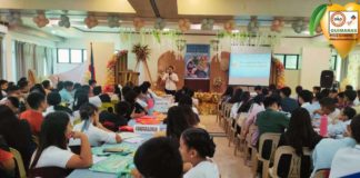 Sangguniang Kabataan officials of Nueva Valencia, Guimaras undergo mandatory training at the town’s municipal hall. DILG GUIMARAS FACEBOOK PAGE PHOTO