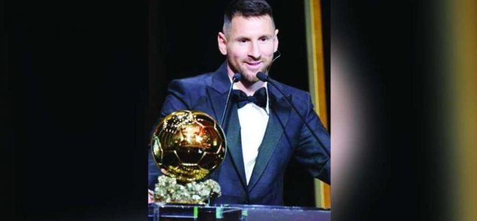 sports Lionel_superimposed Lionel Messi has won the Ballon d’Or more than any other footballer. GETTY IMAGES