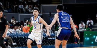 Jared Brown came up with a solid performance for Ateneo de Manila University Blue Eagles in their do-or-die game against Adamson University Falcons. UAAP PHOTO