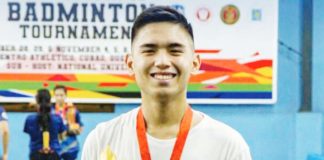 Bacolod City native Lance Vargas has a crucial role in Ateneo de Manila University Blue Eagles’ victory in the UAAP Season 86 men’s badminton tournament. PHOTO COURTESY OF LIANA FERNANDO/THE GUIDON SPORTS