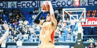 Clint Escamis anchored Mapua University Cardinals’ win over Jose Rizal University Heavy Bombers with 25 points. PHOTO COURTESY OF NCAA/GMA SPORTS