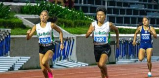 Negrense Bernalyn Bejoy (321) was named MVP for UAAP Season 86 women’s athletics champions De La Salle University Lady Green Tracksters. PHOTO COURTESY OF THE LASALLIAN