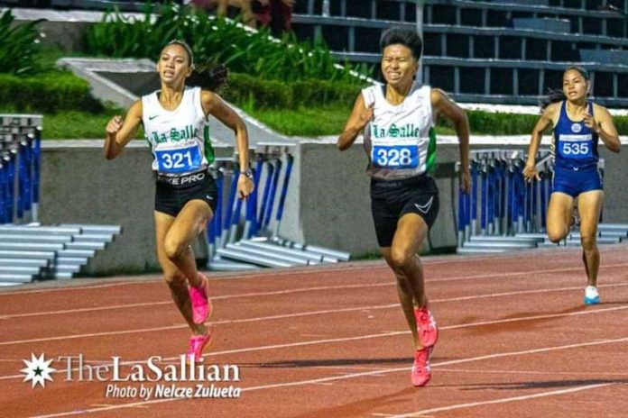 sports_negrense_resized Negrense Bernalyn Bejoy (321) was named MVP for UAAP Season 86 women’s athletics champions De La Salle University Lady Green Tracksters. PHOTO COURTESY OF THE LASALLIAN