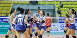 Charlotte Tutanes and the Negros ICC Blue Hawks cruised to their fourth straight win in the Maharlika Pilipinas Volleyball Association. PHOTO COURTESY OF MPVA
