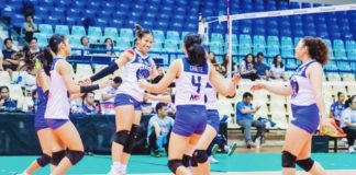 Negros ICC Blue Hawks recorded their fifth consecutive win in the Maharlika Pilipinas Volleyball Association. PHOTO COURTESY OF MPVA