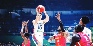 Roger Pogoy averaged 18.3 points, 4.0 rebounds, and 2.0 assists per game last season for the Tropang Giga, which captured the PBA Governors’ Cup at the expense of the Gin Kings. FIBA PHOTO