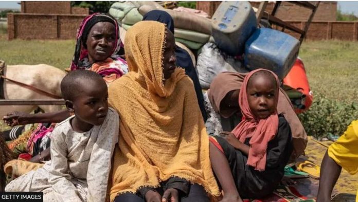 sudan.JPG_resized Refugees – mainly women and children – are fleeing the violence in Darfur, Sudan. GETTY IMAGES
