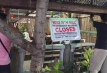 City gov’t closes 5 biz establishments Personnel of the city government’s Task Force on Moral and Values Formation led the enforcement of closure order to five business establishments in Iloilo City for lack of business permits. PHOTO COURTESY OF NESTOR CANONG/TFMVF