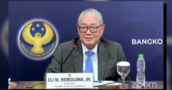 Bangko Sentral ng Pilipinas governor Eli Remolona Jr. says that as a sustainable finance champion, the central bank will continue to play an active, enabling role in fostering the transition toward a sustainable economy. PNA FILE PHOTO