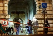 EU wary of Christmas terror attacks Forensics teams work at one of the scenes of a recent knife attack in Paris, France. EPA