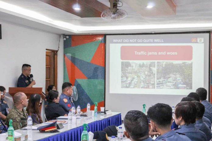 The Iloilo City Police Office leads the Inter-Agency Coordinating Conference on Tuesday, Dec. 12, to discuss security preparations for the Dinagyang Festival 2024. ICPO PHOTO