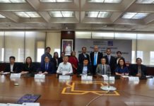 DBP Chairman Dante O. Tiñga (seated, fifth from left) and DBP President and Chief Executive Officer Michael O. de Jesus (seated, fourth from left) are shown during the loan agreement signing between DBP and INVESTCO BHPI, Inc. for the latter’s proposed 8.4MW Maladugao River hydroelectric power plant. Also shown in photo are (seated, from left): DBP Senior Vice President Daniel Gonzales, DBP Director Emmeline C. David, INVESTCO BHPI, Inc. Vice-President and Treasurer Kenneth Sytin, INVESTCO BHPI, Inc. President and CEO Rommel Sytin, DBP Director Wilma T. Eisma, and DBP Director Philip G. Lo. At the back are officers and staff of DBP and INVESTCO BHPI, Inc