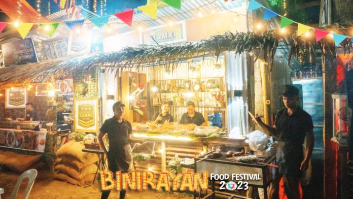 binirayan_resized Antiqueño concessionaires join the food festival at EBJ Freedom Park as part of the 49th Binirayan Festival. BINIRAYAN FOODFEST FACEBOOK