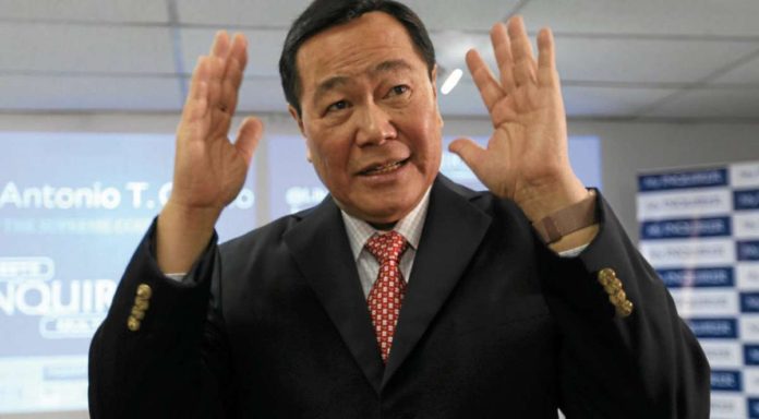 carpio_resized Former Supreme Court senior associate justice Antonio Carpio says the expulsion of a Chinese envoy from the Philippines amid Beijing’s bullying in the West Philippines sea is an “extreme measure.” INQUIRER PHOTO/EDWIN BACASMAS