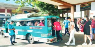 The jeepney, such as this one at the Tagbak terminal in Jaro, Iloilo City, started as remodeled army vehicles left behind by US forces after World War II, and quickly became the core of Philippine public transport. But most jeepneys are not compliant with smoke emission and safety standards. The government’s transport modernization program aims to address this.
