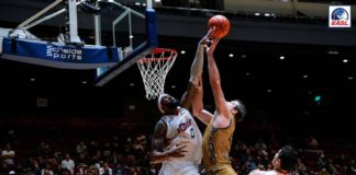 Prince Ibeh and Meralco Bolts fell short against Seoul SK Knights in the East Asia Super League. PHOTO COURTESY OF EASL