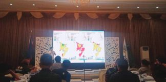 Engr. Ferdinand Rubin, weather specialist of PAGASA-Iloilo, bares the rainfall forecast for Western Visayas from January to June 2024. IME SORNITO/PN