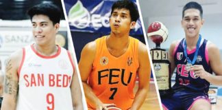 (From left to right) John Bryan Sajonia, Menard Songcuya, Ronrei Tolentino. FACEBOOK PHOTO