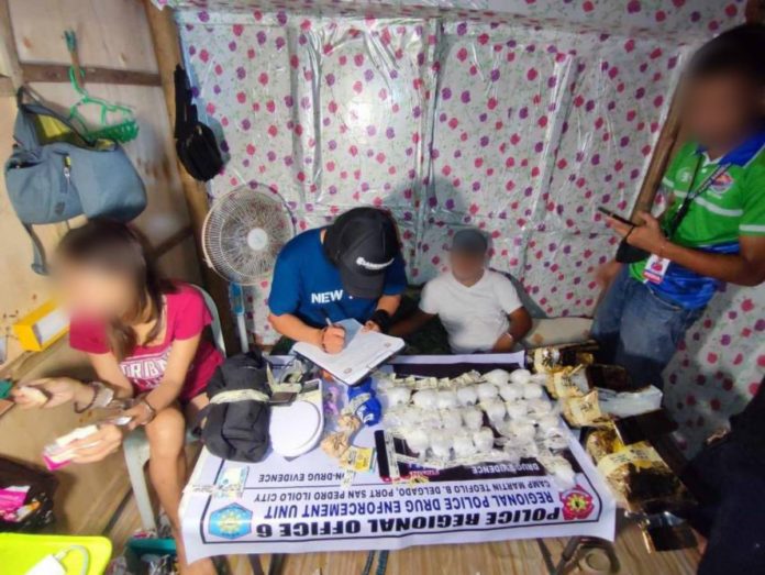 shabu Police arrested a suspected drug courier in Barangay Don T. Lutero East in Janiuay, Iloilo on Sunday, Dec. 17. The suspect yielded P40,800,000 worth of suspected shabu. RPDEU-6 PHOTO