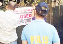 City shuts down establishment for liquor sale to minors Authorities ordered the closure of an establishment in Barangay Villa Anita, Iloilo City Proper on Wednesday, Dec. 20, for serving liquor to minors. AKSYON RADYO ILOILO/FACEBOOK