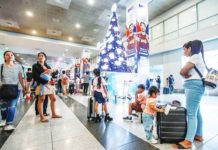 Airports, seaports, tollways brace for holiday travel rush Travelers arrive at the Ninoy Aquino International Airport Terminal 3 in Pasay City for their respective flights on Dec. 13. JONATHAN CELLONA/ABS-CBN NEWS PHOTO
