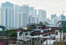 Trade deficit up 26% in October The Philippines’ investment rate ramped up over the last seven years but it is well below that of its neighboring countries even, according to the World Bank. Photo shows the Makati skyline behind a residential area in Pasay City. MARK DEMAYO, ABS-CBN NEWS/FILE PHOTO