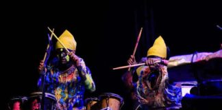 Skilled drummers of Tribu Sicablun Quatro bested seven other tribes in the maiden staging of the Neon “Patikanay” Drumbeating Competition in celebration of the golden Dinagsa Festival in Cadiz City, Negros Occidental. BILIS CADIZ PHOTO / FACEBOOK