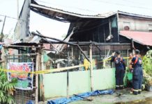Unattended candle causes Jaro fire An early morning fire in Jaro, Iloilo City yesterday, Jan. 3, was allegedly caused by an unattended lighted candle. AJ PALCULLO/PN