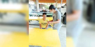 An inmate at the Bureau of Jail Management and Penology in Jaro, Iloilo City was served with three arrest warrants on Tuesday, Jan. 9. PRO-6 PHOTO