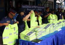 The Police Regional Office 6 allocates P2,640,000 for the procurement of non-lethal equipment, including 2,000 whistles and 2,417 raincoats. AJ PALCULLO/PN