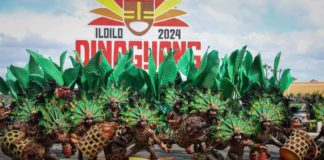 UNEXPECTED VICTORY. Tribu Pan-ay from Fort San Pedro National High School in the City Proper district emerged victorious over initial frontrunners Tribu Silak (Iloilo City National High School in Molo district) and Tribu Ilonganon (Jalandoni Memorial National High School in Lapuz district) during Sunday’s, Jan. 28, Dinagyang Tribes Competition.