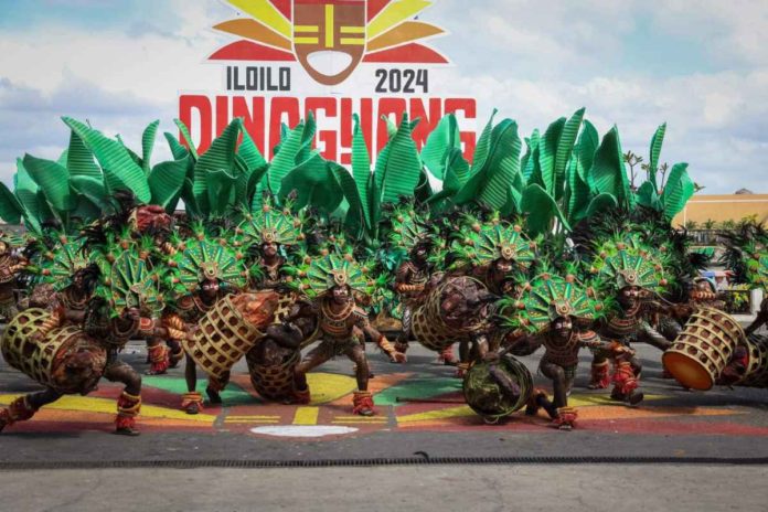 Pan-ay 2 (Iloilo Dinagyang Festival photo) UNEXPECTED VICTORY. Tribu Pan-ay from Fort San Pedro National High School in the City Proper district emerged victorious over initial frontrunners Tribu Silak (Iloilo City National High School in Molo district) and Tribu Ilonganon (Jalandoni Memorial National High School in Lapuz district) during Sunday’s, Jan. 28, Dinagyang Tribes Competition.