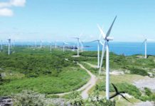 The Burgos wind farm in Burgos, Ilocos Norte is the biggest wind power facility in the Philippines. The Department of Energy wants to see more renewable energy projects being constructed in the country. PNA FILE PHOTO BY JOEY O. RAZON