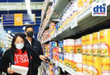 DTI implements gradual adjustments on SRP bulletin The requests to increase the suggested retail prices of 54 items, which include canned goods, processed milk, bread, and toilet soap, among others, remain pending. DTI PHOTO