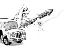 Editorial Cartoon for January 1-2, 2024.