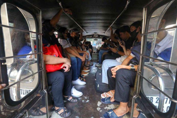 fare_resized It’s still business as usual for a jeepney terminal at the corner of Agoncillo and Pedro Gil Streets in Malate, Manila. Traditional jeepneys with unconsolidated franchises will be allowed to operate until Jan. 31, 2024 in routes where the consolidation rate under the modernization program is below 60 percent. PNA