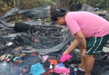 Seven houses were gutted when a fire broke out in Villa Carolina Subdivision, Barangay Yulo Drive, Arevalo, Iloilo City on Monday afternoon, Jan. 15. AJ PALCULLO/PN