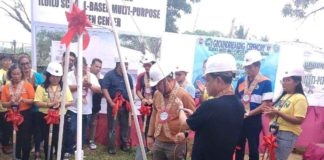 Gov. Arthur Defensor Jr. and Provincial Population Office head Atty. Ruel Von Superio, together with Mayor Darwin Bajada of San Dionisio led the groundbreaking ceremony of a leveled-up version of the teen center building at Nicomedes R. Tubar Sr. National High School. I CHANNEL MULTIMEDIA PRODUCTION PHOTO