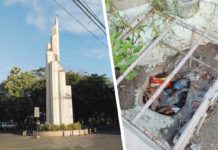 The controversial P4.8 million Halandumon Tower in Bacolod City has been targeted by theft suspects, with at least P200,000 worth of its electrical equipment missing. 96.7 XFM BACOLOD / FACEBOOK